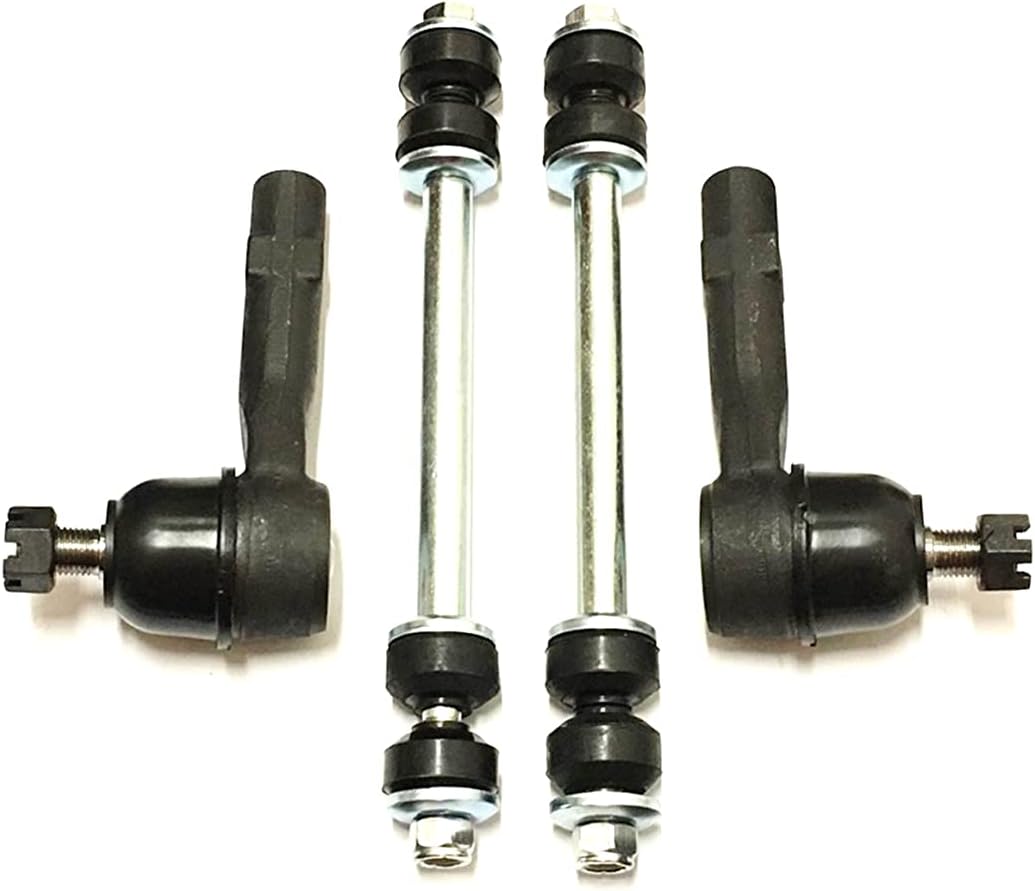 8 Pc Suspension Kit Control Arms, Ball Joints, Tie Rods, Sway Links ES3461 K7275 K8695 K80068 K8708 Compatible with 1995-2011 Ford Explorer Ranger Torsion Bar - PartsW