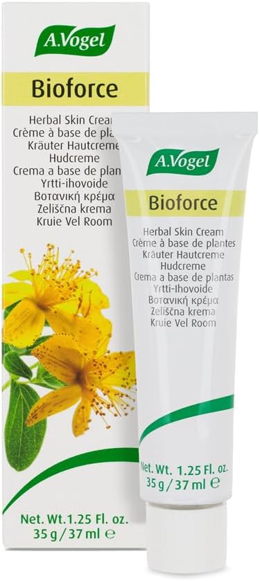 Bioforce Cream | For Dry, Chapped and Cracked skin | Protects, Nourishes and Softens Rough Skin using extracts of fresh herbs | Contains Witch Hazel | 35g