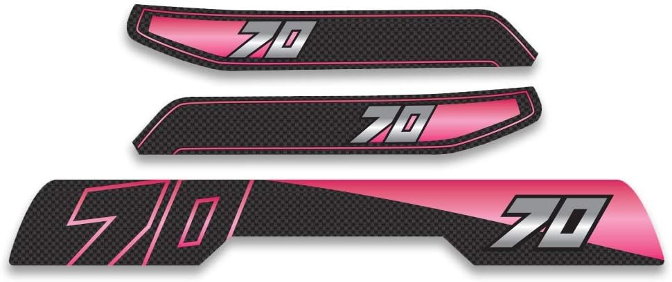 Carbon Fiber Graphics Decals fits Honda 1982 ATC70 Decal Graphics Kit - Assorted Colors