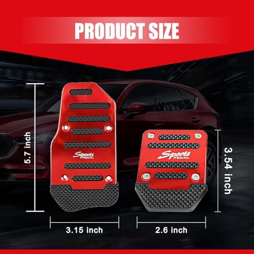 image for jokormo 3 PCS Car Manual Transmission Brake Pad Cover, Waterproof Anti