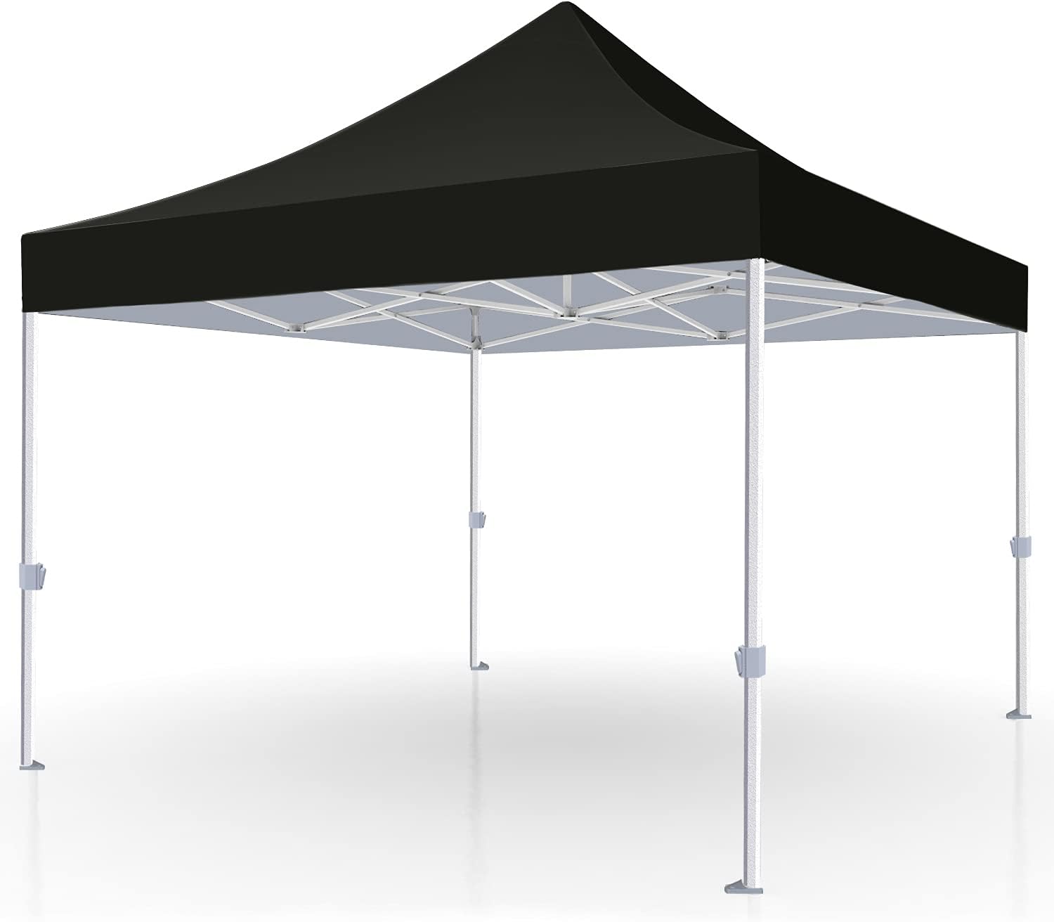 MASTERCANOPY Premium Heavy Duty Pop Up Commercial Instant Canopy Tent (10x10, Black)