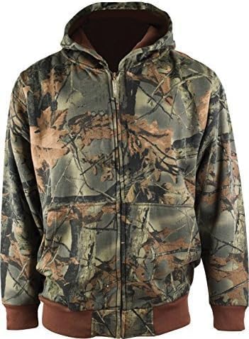 TrailCrest by Treel Boys Zip Up Hoodie Sweatshirt - Camo Jacket for Outdoor Activities, Hunting and Casual Wear, Camo Zip