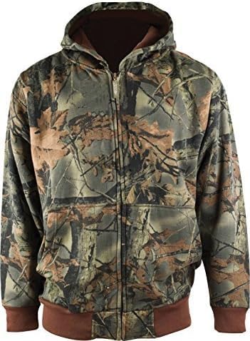 TrailCrest by Treel Boys Zip Up Hoodie Sweatshirt - Camo Jacket for Outdoor Activities, Hunting and Casual Wear, Camo Zip