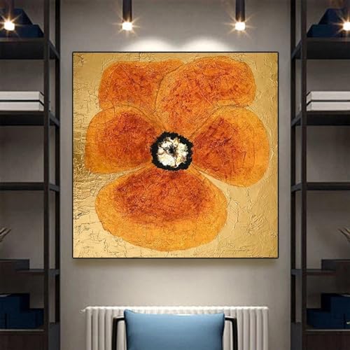 Peinture murale de fleurs KEBIA en toile haut de gamme