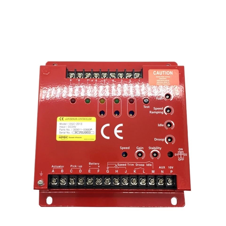 DGC-2013 Elektronischer Gouverneur Rot Drehzahlregler Stromerzeugendes Steuermodul 300611-00683A
