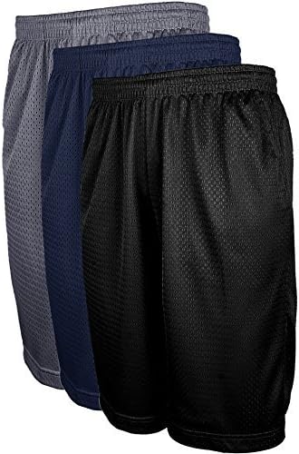 OLLIE ARNESMesh Basketball Shorts for Men, Athletic Gym Workout Short with Pockets (S-6X)