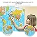 Waypoint Geographic World ScrunchMap, Portable, Easy-to-Store Map of the World, Water and Tear-Resistant Map, Eco-Conscious Unique Gifts, Storage Bag Included, 24