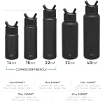 Simple Modern Bouteille d'eau avec Paille de l'acier inoxydable isolé pour la collection du Sommet Sport Gym 22oz | Bouleau d'amande