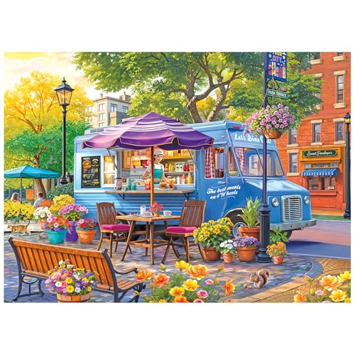 RoseArt Kodak Premium City Food Truck 1000 Piece Jigsaw Puzzle - image 2
