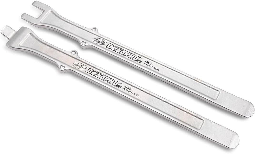 Motion Pro 08-0536 BeadPro Forged Steel Tire Bead Breaker and Lever Tool Set
