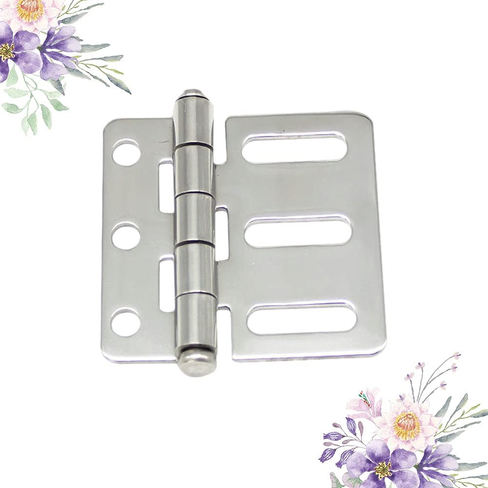 Door Hinges 2pcs of One Bag Stainless Steel Hinge Electric Cabinet Door Industrial Switchgear Durable Cabinet Hinge (Size : 6.6 * 6.5cm)