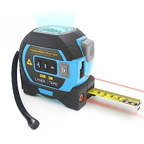 image for Infrared Laser Tape Measure, Fandcy 3-in-1 Handheld Tape Measure with 