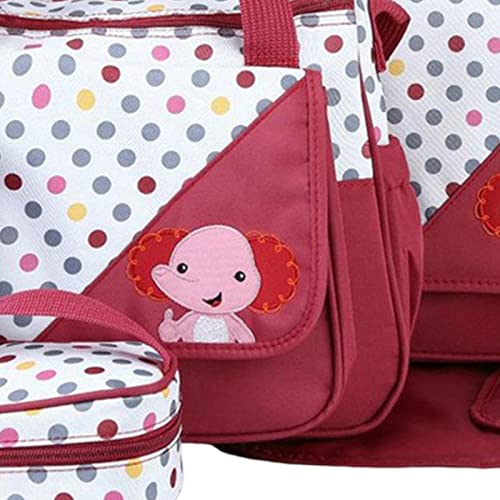 MERIGLARE Conjunto de bolsa de fraldas com alça de ajustável de de grande capacidade Almofada de de