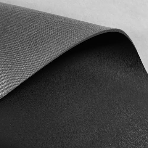 Polipiel negra acolchada con espuma para tapizar por metros (0,5 metro x 155 cm de ancho)