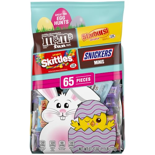 Mars M&M'S, SKITTLES, SNICKERS & STARBURST Easter Basket Stuffers...