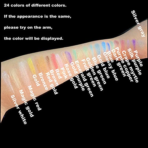 Mica Powder, Lip Gloss Pigment Powder 24 Colors, Handmade Soap Making Colorants, For Epoxy Resin Dye, Candle Making, Eye Shadow, Blush, Nail, Paint, Resin Craft #TOP6