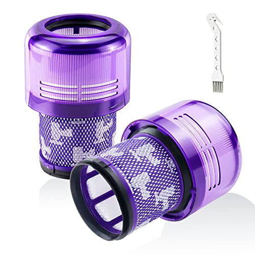 Covienapp Filtre Dy-son V11 Filtre Dy-son pour aspirateur sans fil V11 Compatital Dy-son V11 Animal V11 Torque Drive V11 Absolute SV14 Remplacer la référence DY-970013-02 (lot de 2) Cover
