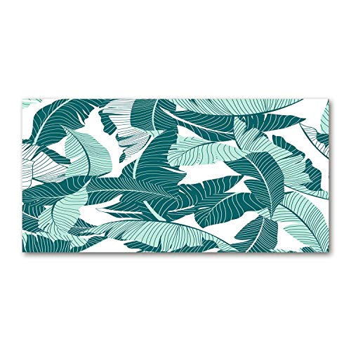Fond de hotte verre fleurs et plantes Tulup pour cuisine exotique