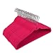 Juvale 50 Pack Pink Velvet Hangers - Non Slip Hangers with Cascading Hooks - Thin Hangers - Non Slip Hangers, Pink, 17.5 x 9.2 x 0.2 Inches