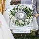 FHzytg 50 Stück Übergroße Autoschleifen Hochzeit Schleifen Hochzeit Deko Vintage Antennenschleifen, Weiß Mit Herzen Schleifen Hochzeit Auto Handgemacht Satinband für Hochzeits (33 * 16cm)