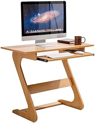 Amazon Com Laptop Table Side Table Desk End Bedside Wood Laptop Stand Computer Table For Desk Mouse With Keyboard Tray Z Type Design Desk Modern Round Table Coffee Table Fenping Furniture Decor