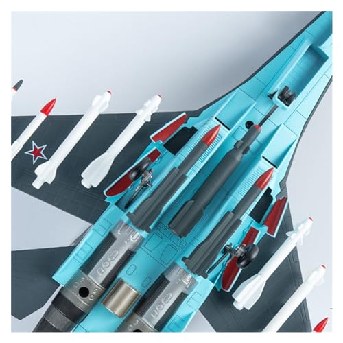Su 35 avión militar de aleación escala 1/72 fundido a presión 6