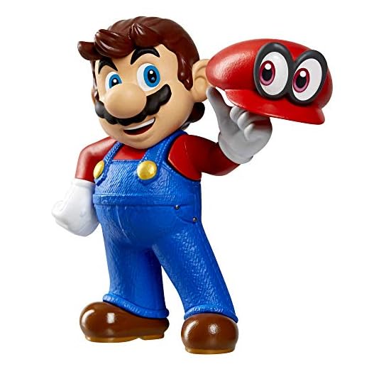 World of Nintendo Super Mario Wave 18 Cappy Mario 2.5-Inch Mini Figure