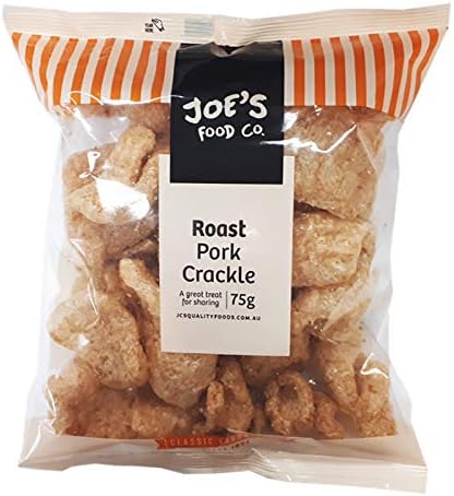 J C S Quality Foods Roast Pork Crackle 75 G Amazon Com Au Pantry Food Drinks