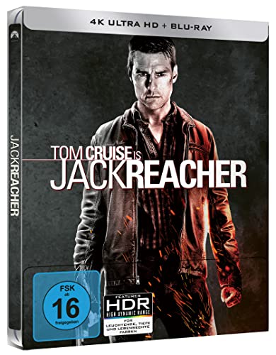Jack Reacher 1 – 4K Steelbook (UHD + Blu-ray Disc)