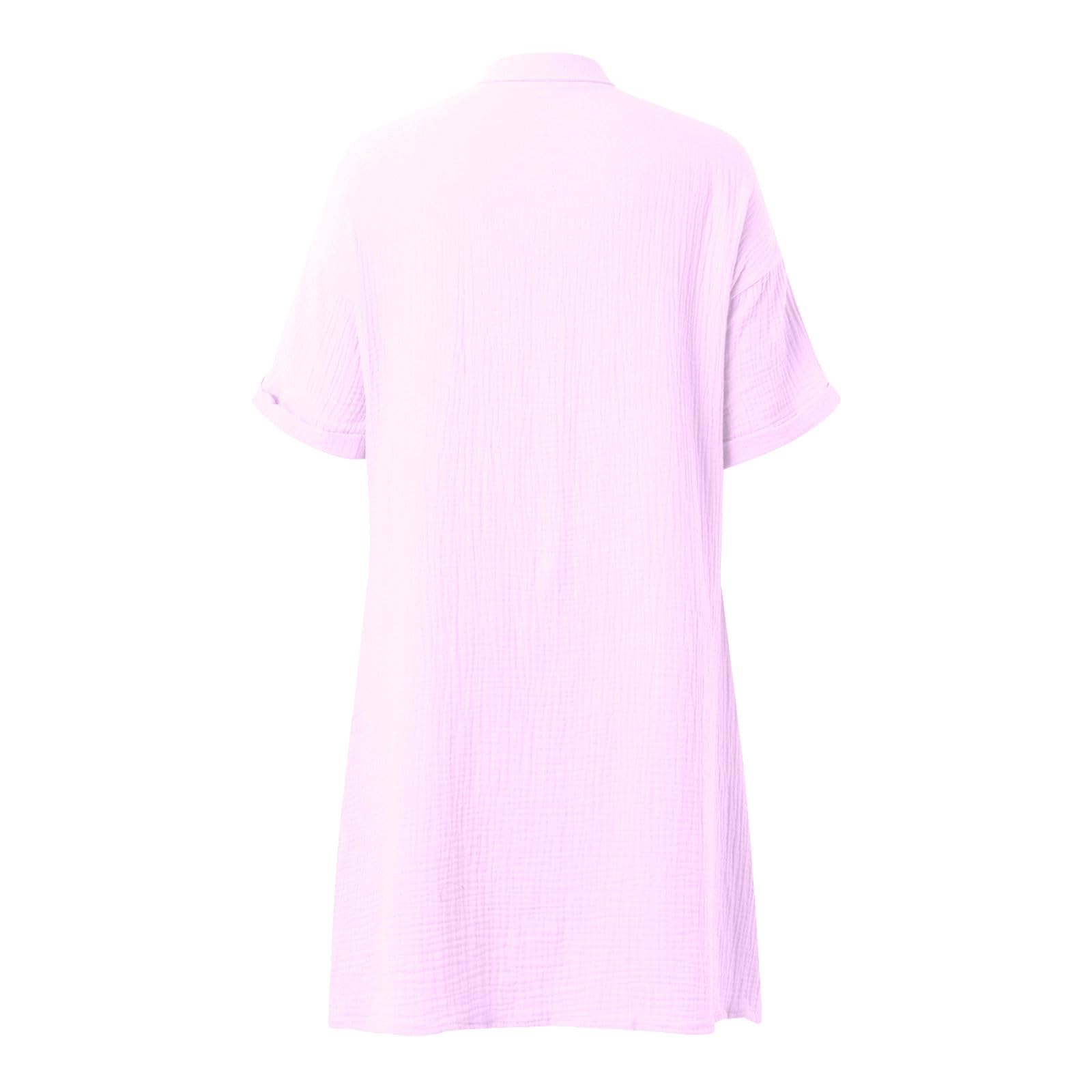 Abiti da donna Casual 2026 di media lunghezza Abito estivo lungo allentato 2026 Trendy Carino Primavera Solido Manica Corta Vacanza Elegante Madre della Sposa Beach Club Data Night Sexy Lavoro