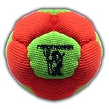 Footbag Virus 6 Panels Hacky Sack pro Bag Sand & Iron weigthed at 60g