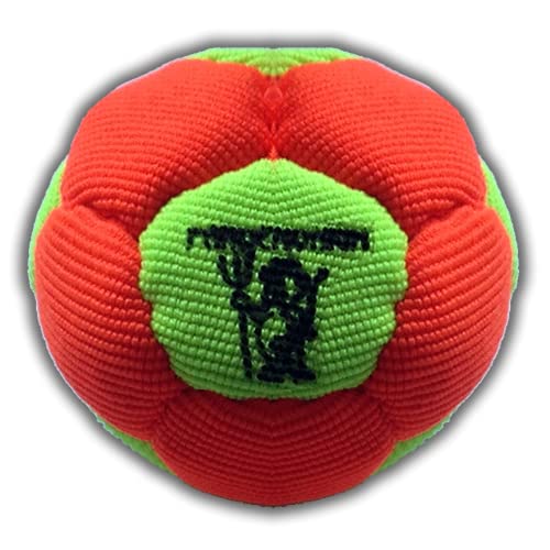Footbag Virus 6 Panels Hacky Sack Pro Bag Sand & Iron Weigthed At 60G #TOP24