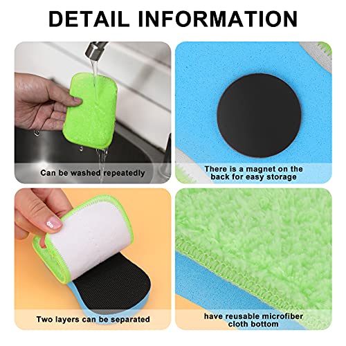 Molain 3 pezzi di gomma per lavagna lavabile