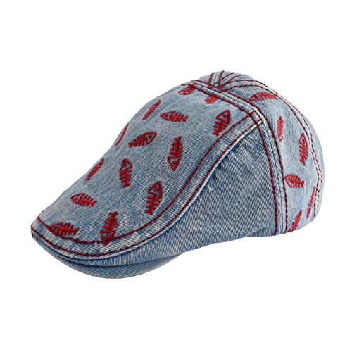 Mackur - Gorro de Lana con Bordado francés, E, 58 cm