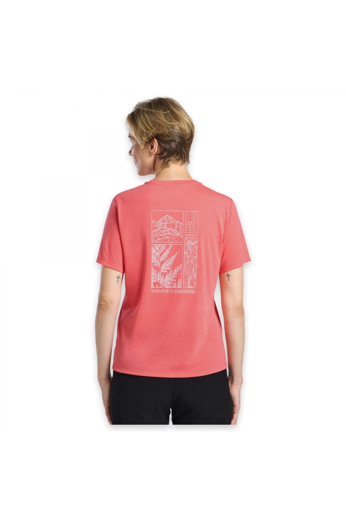 Jack Wolfskin Vonnan Graphic T W T-shirt damski