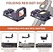 Red Dot Compact Flip Reflex Sight, Flip Up Red Dot Sight, Red Dot Compact RMR Flip for Mounts and Slides for Outdoor Hunting with Heightened Base for Rifle Pistol Handgun