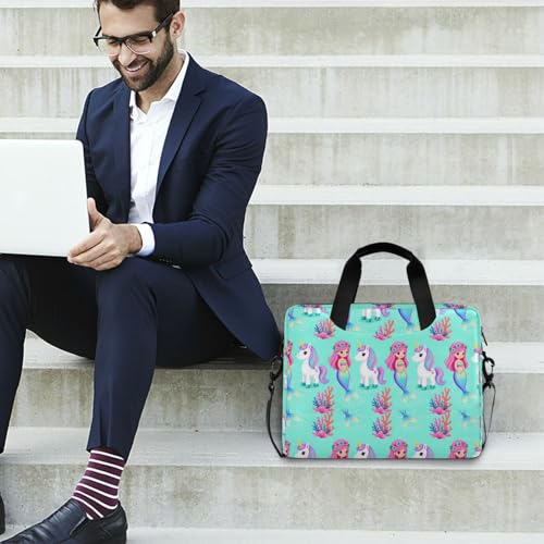Laptop zipper case portable crossbody messenger 15.6" miniatura 3