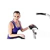 Marcy Exercise Upright Fan Bike for Cardio Training, Adjustable Recumbent Bike, Stationary Bikes For Home, Black AIR-1