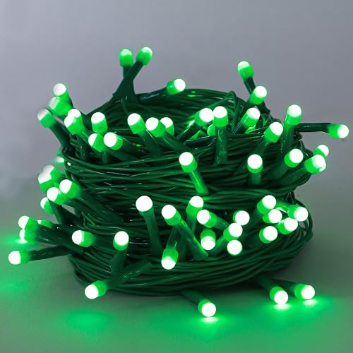 Image of Lexton 40 LED Power Pixel Serial String /Fairy Light | Plug Sourced | Suitable for Home & Outdoor Decoration, Diwali, Christmas, Ramadan, Wedding, Party, Festival (Pack of 50, Green)