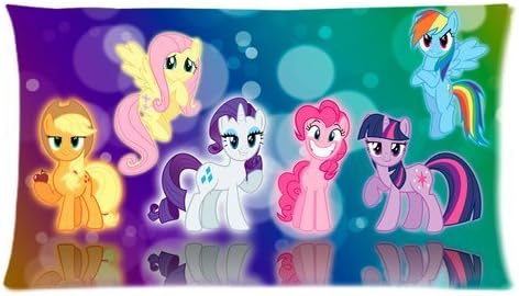 Stylish Design Cute Cartoon Film MY little pony For Children personalized pillowcase hotsale for Children 20x36 Two sides-4