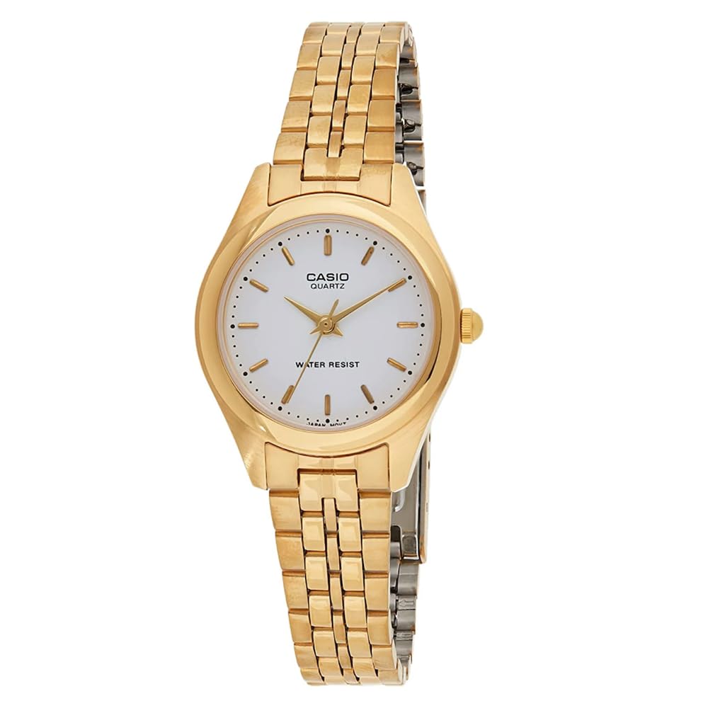 Womens Quartz Watch, Analog Display and Leather Strap