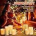 OSHINE flameless Candles, flameless Candlestick, flameless Battery Candles, Battery Remote Control Candles, LED Candles 3 Piece Set 4
