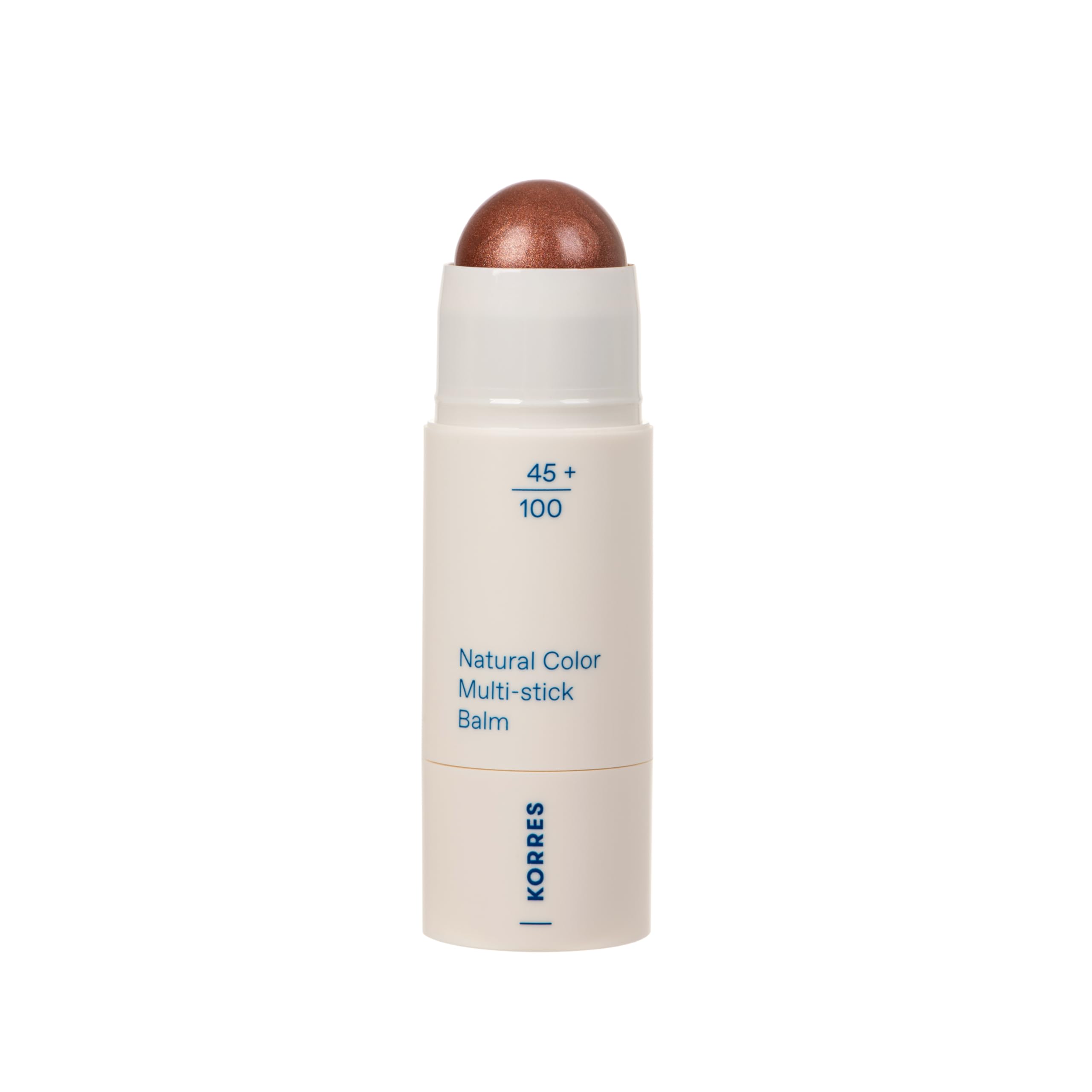KORRES AEGEAN BRONZE Illuminating Multistick, z ekstraktem z piwonii i masłem shea, praktyczny i do podróży, 4,5 g