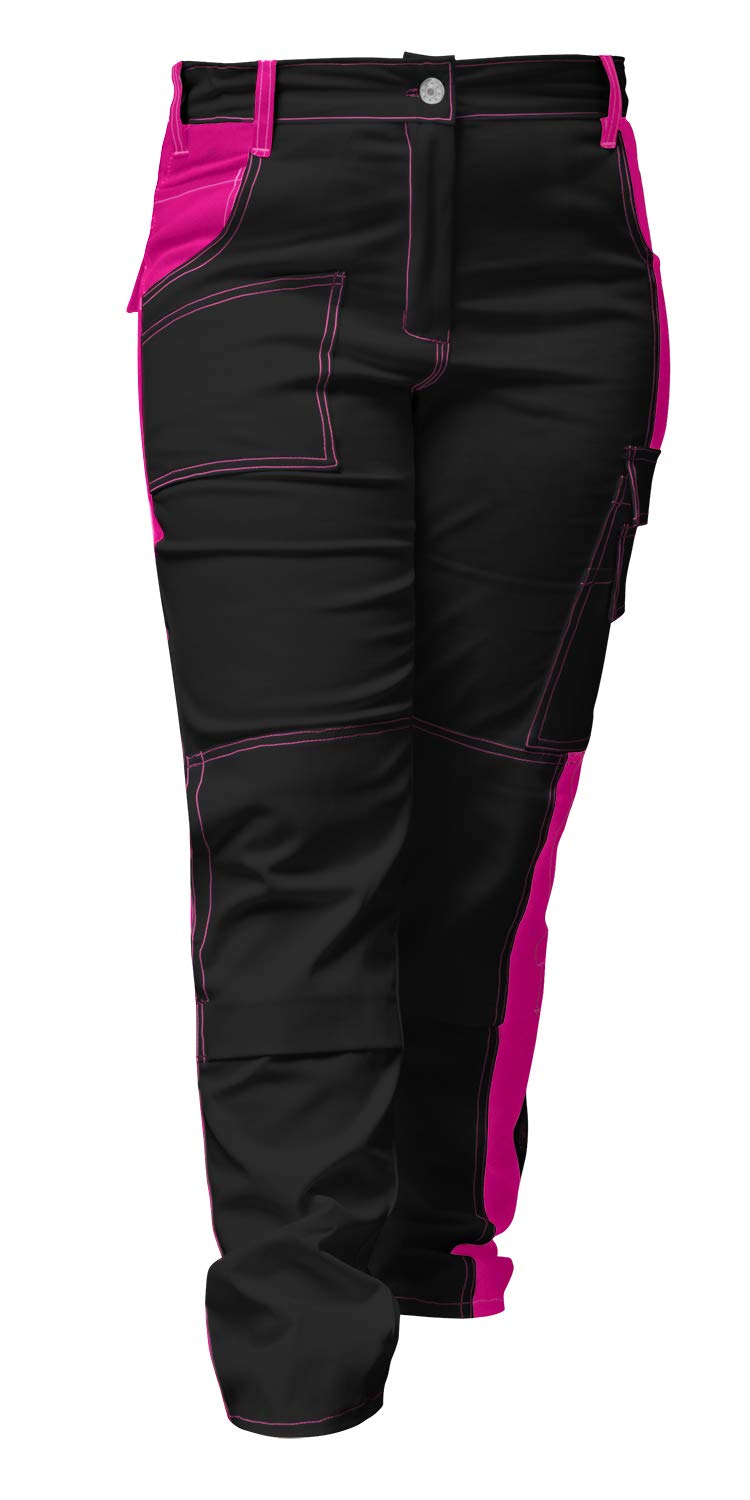 strongAnt Pantalones de Trabajo para Mujer, Totalmente elásticos, con Bolsillos Acolchados en Las Rodillas