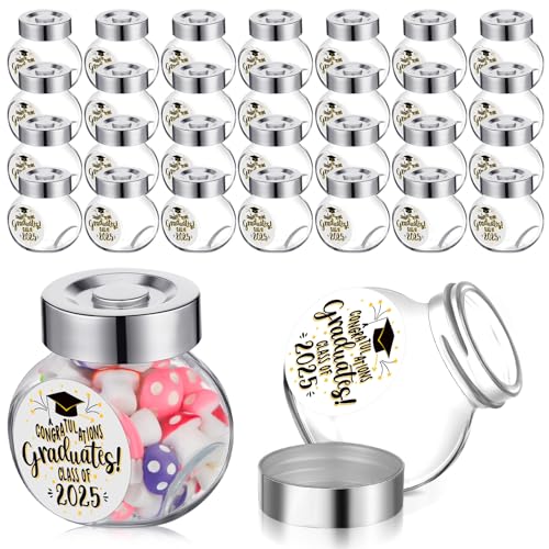 30 Pcs Small Glass Favor Jars with Lids 1.7 oz Glass Candy Jars w...