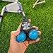 asdmm Golf Ball Holder - These Balls Like it Rough 3D Funny Printed with 2 Tee Slots, Quick-Draw Release, 1 Pc