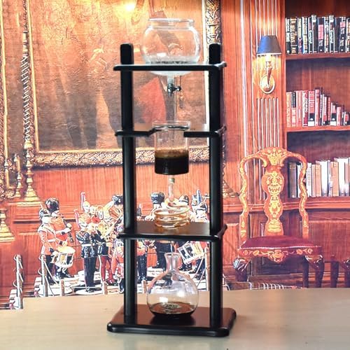 Cold Brew Drip Tower,1000ml Cold Brew Coffee Maker, Iced Coffee Cold Brew Drip Tower,for Home, Coffee Shops, Offices