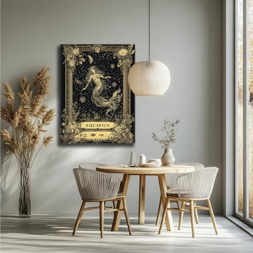 Lienzo de Acuario vintage de 50x70 cm para decoración de pared retro 5