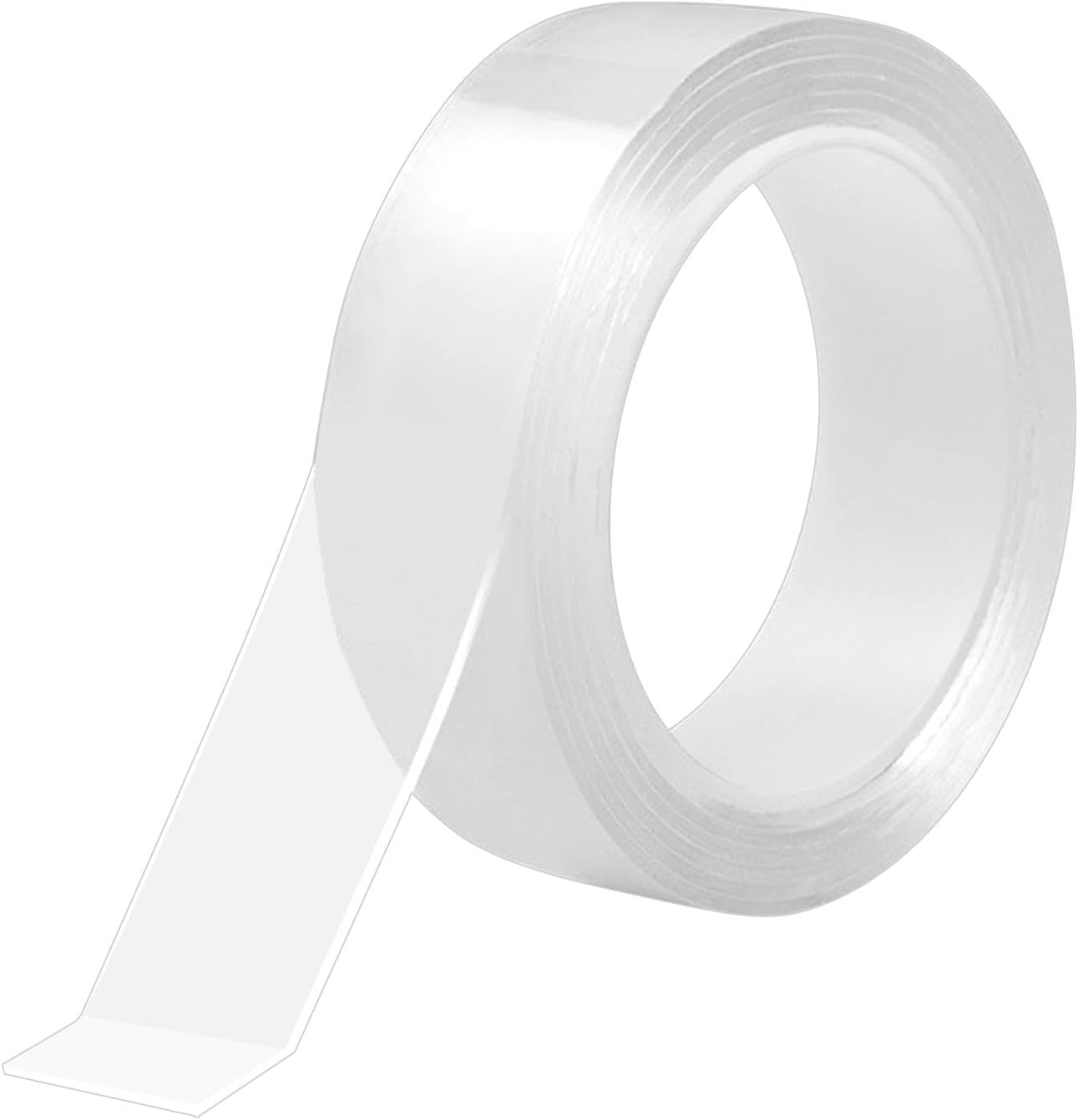 Double Sided Tape Heavy Duty, 5m X 2cm Clear Multipurpose Nano Mounting Tape Sticky Strips, Reusable Traceless Strong Picture Hanging Strips, Removable Tapes for Wall Poster Carpet