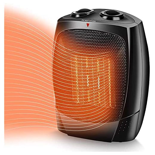 Space Heater, 1500W Portable Heater, Up to 200sq, 3 Modes Adjustable, Tip-Over and Overheat Protection, Adjustable Thermostat, Fast Heat in 3s, PTC Heating Space heaters for Indoor Use
